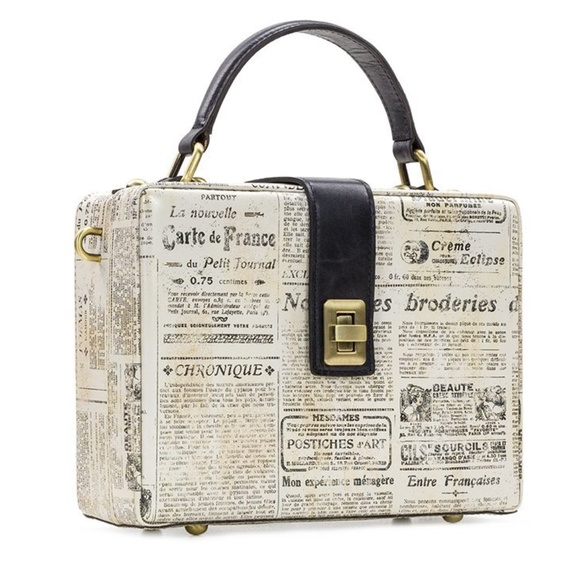 Patricia Nash Handbags - NEW Patricia Nash TAURIA Newspaper Print Crossbody